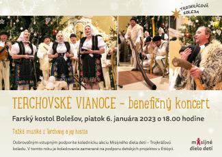 TERCHOVSKÉ VIANOCE - benefičný koncert v Bolešove